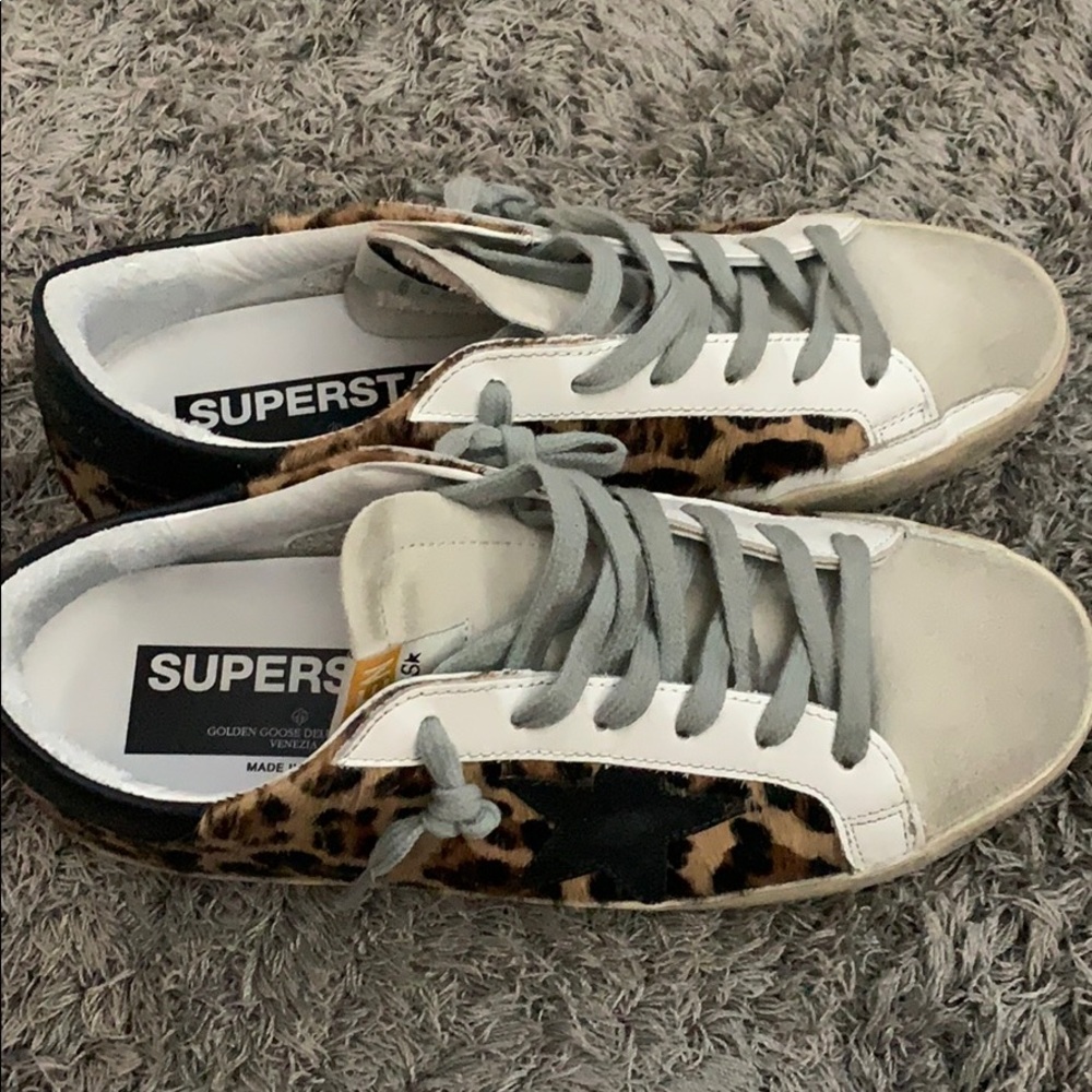 Golden Goose superstar leopard